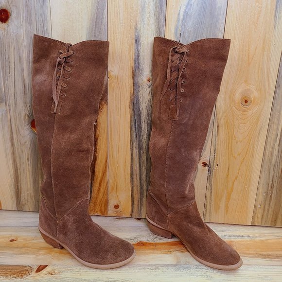 Anthropologie Shoes - Anthropologie  Suede Over the Knee Riding Boots